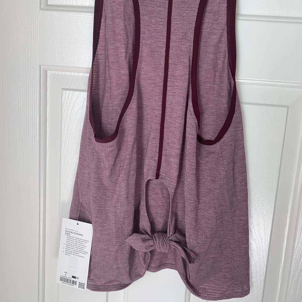 Lululemon Course of Action Brand New Purple Tank
